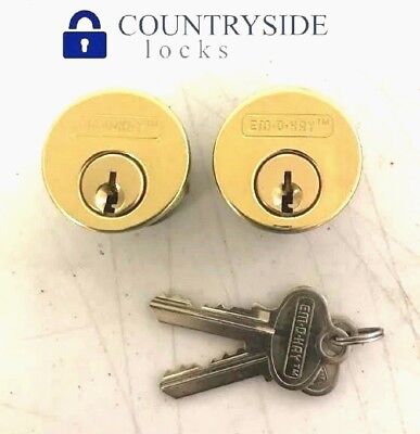 1- Pare EM-D-KAY Solid Brass mortise lock cylinder, 1" For The Marks 22AC Lock