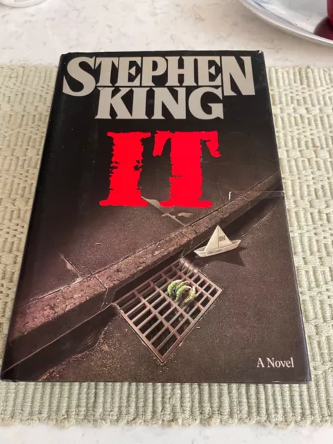 1986 "It" By Stephen King HCDJ First Edition, First Printing