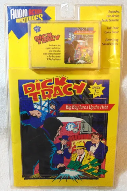 Disney Audio Action Adventures Dick Tracy Episode 1, Cassette/Comic Book SEALED