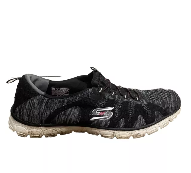 SKECHERS EZ FLEX 3.0 Womens 8.5 Black Shoes Sneaker Athletic Walking Slip On 25.89 PicClick