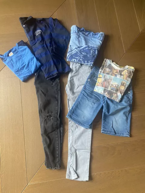 Bekleidung Jungen Gr 134 Set aus 7 Teilen