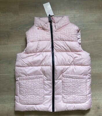 Ted Baker girls Pink Quilted Gilet age 8 years