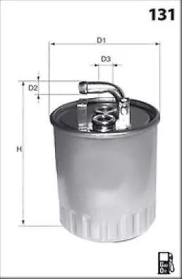 FILTRE à CARBURANT MERCEDES CLASSE A A 170 CDI,VITO CAMIONNETTE 112 CDI 2.2