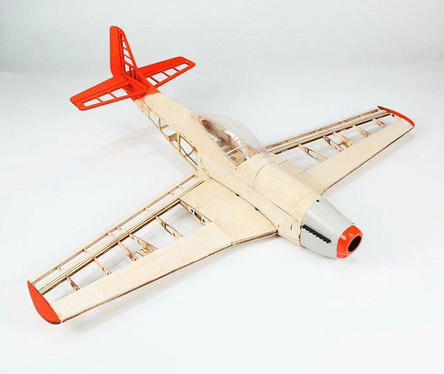 Kit De Construction En Balsa Et Contreplaqué Pour Avion RC Junior Kaos 52" - Découpe Laser, Prêt à Assembler