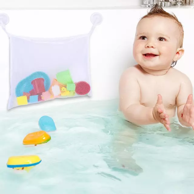 Large Kids Baby Bath Toy Tidy Organiser Mesh Net Storage Bathroom Hot Gift