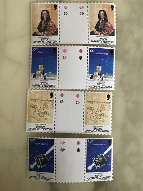 Briefmarken Britisch Antarktis Mi Nr 132-135 Postfrisch Gutterpair