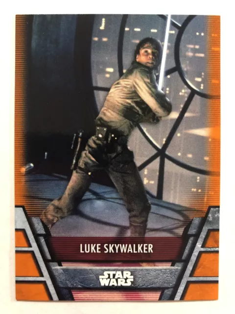 🔥🔥Topps Star Wars: Holocron Series ORANGE Parallel /99 Luke Skywalker🔥🔥