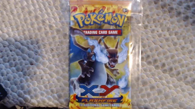 Pokemon XY Flashfire factory sealed pack Black Charizard Art