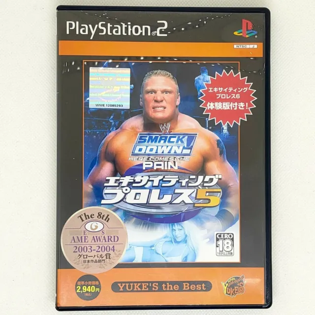 Exciting Pro Wrestling 5 Sony PlayStation PS2 Yuke’s the Best