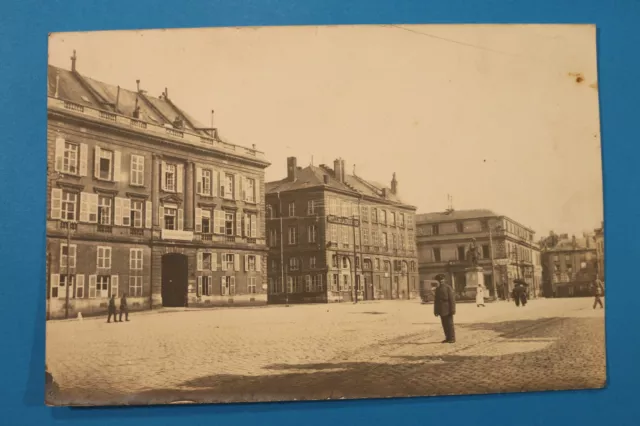 Ardennes 08 original Photo Foto AK CPA Sedan 1914-18 Hotel Soldatenheim Maisons