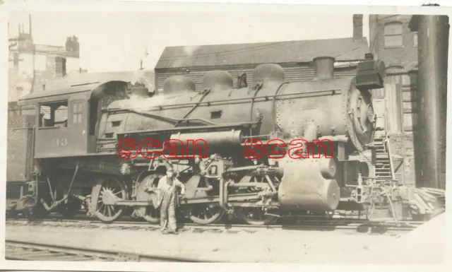 2B400B RP 1910s BOSTON & ALBANY RAILROAD LOCO #33