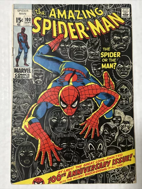 Marvel Silver Age Amazing Spider-man #100 Lower Mid Grade Key Issue Anniversary