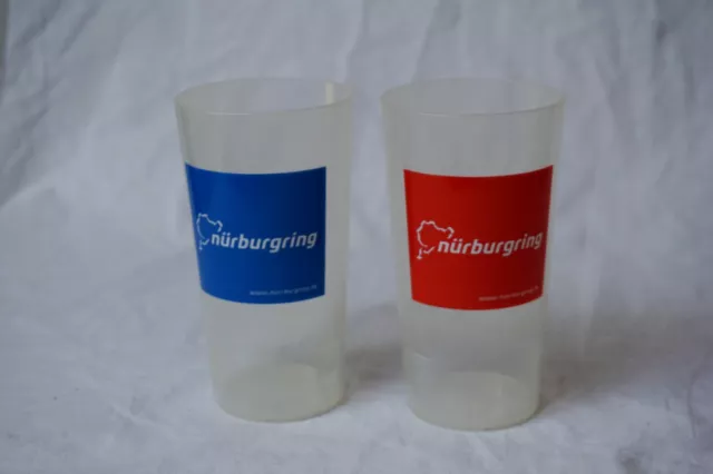 2 Becher vom Nürburgring 0,3l Motorsport Rennsport Bierbecher