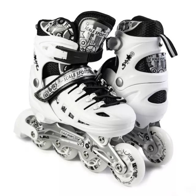 Inline Skates  Adjustable  Roller Blades for Boys and Girls, Size Small 12-2 UK.