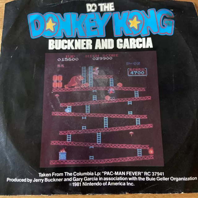 BUCKNER AND GARCIA “Nintendo” “DO THE DONKEY KONG” Vintage 45RPM (7