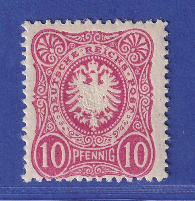 Deutsches Reich 10 Pfennig Mi.-Nr. 41 I a ungebraucht * gepr. ZENKER BPP