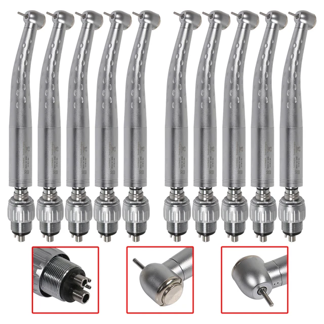 10 X Yabangbang Dental High Speed Handpiece Big Torque w/ 4 Holes Coupler swivel