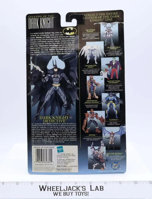 Dark Knight Detective Batman Legends of the Dark Knight Kenner 1998 MOSC 2