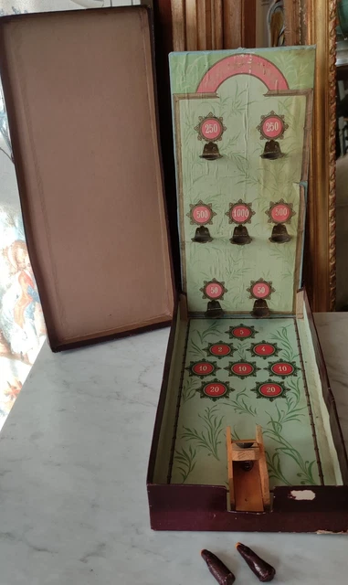 Jeu D'adresse Ancien Grenouille - Frog Skill Game - Fonte De Fer - Rare