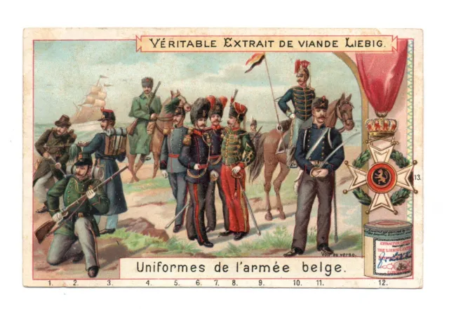 Chromo Liebig. Uniformi Da Esercito Belga