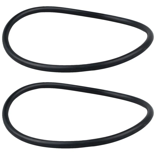 2 x 110 mm x 5 mm nero, flessibile anello di tenuta O in gomma S6P6