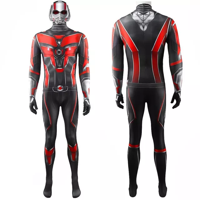 Scott Lang Ant-Man Costume Ant-Man and the Wasp Cosplay Bodysuit Adult Kids