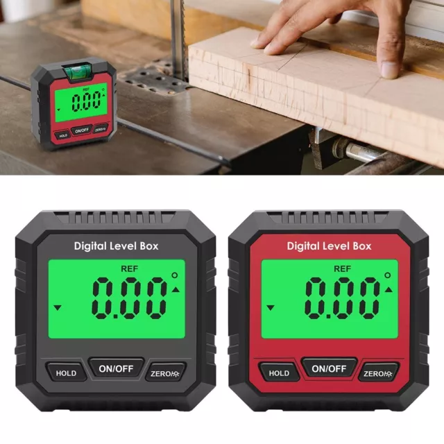 Lightweight Magnetic Angle Finder LCD Display Inclinometer Bevel Gauge