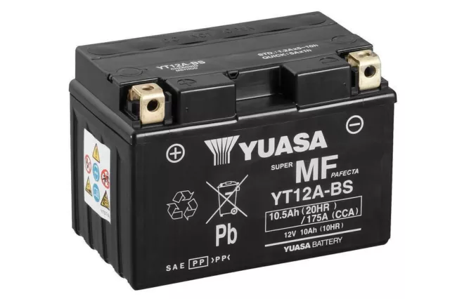 YUASA SUZUKI GSX1300R Hayabusa 99-'07 Gel Upgrade Battery (YT12A-BS, CT12A-