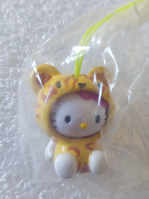 HELLO KITTY - Animals Costume Swing Phone Strap - Leopard Bandai