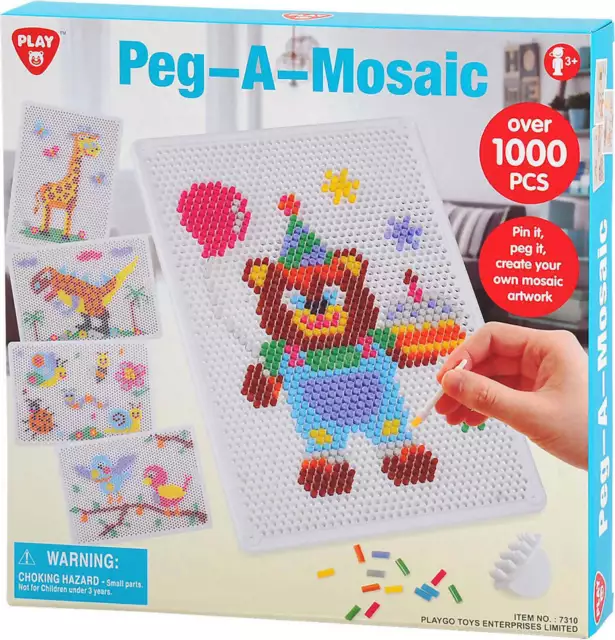 Playgo Toys Ent. Ltd - Peg-a-mosaic - Art66102 from Tates Toyworld