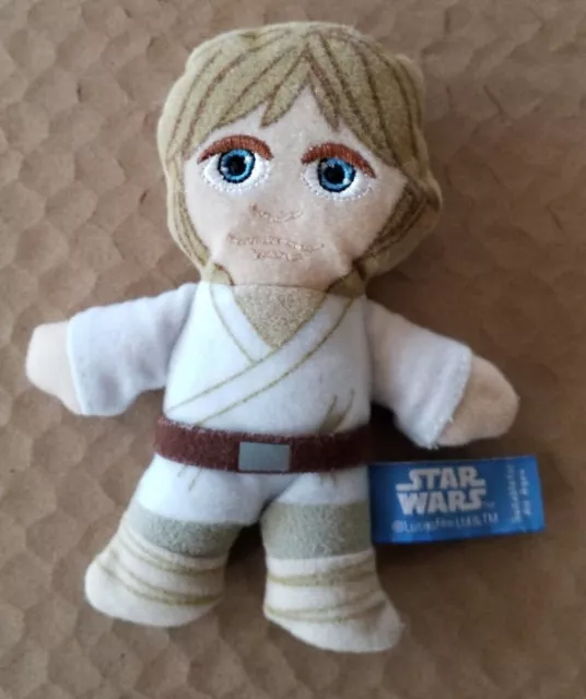 Star Wars pancake plush, Luke Skywalker, 13 cm, used