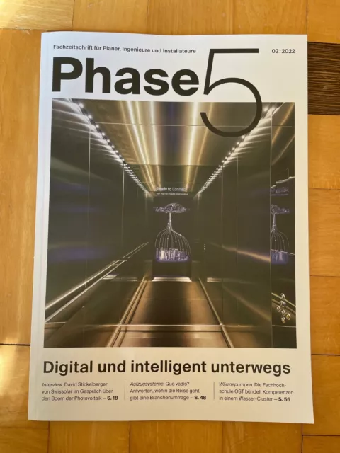 PHASE 5, Fachzeitschrift für Planer, Ingenieure und Installateure, ungelesen,