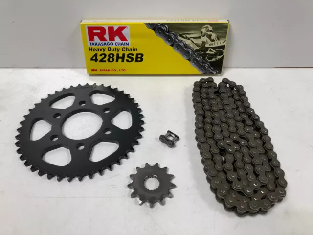 RK Kettensatz Kettenkit Kette Kettenrad 43 Ritzel 13 KSR Moto TW 125 Supermoto