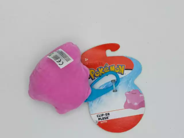 keychan Pokemon Clip On Plush Nuovo - DITTO 2