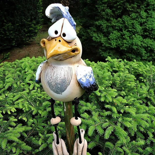 Resin Funny Chicken Statue Art Figure Ornament Courtyard Decor, Farm Garden I9Q7 9