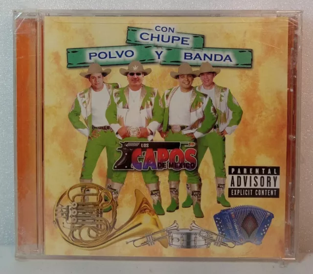 LOS CAPOS DE MEXICO - Con Chupe Polvo Y Banda  - CD Nuevo Sellado