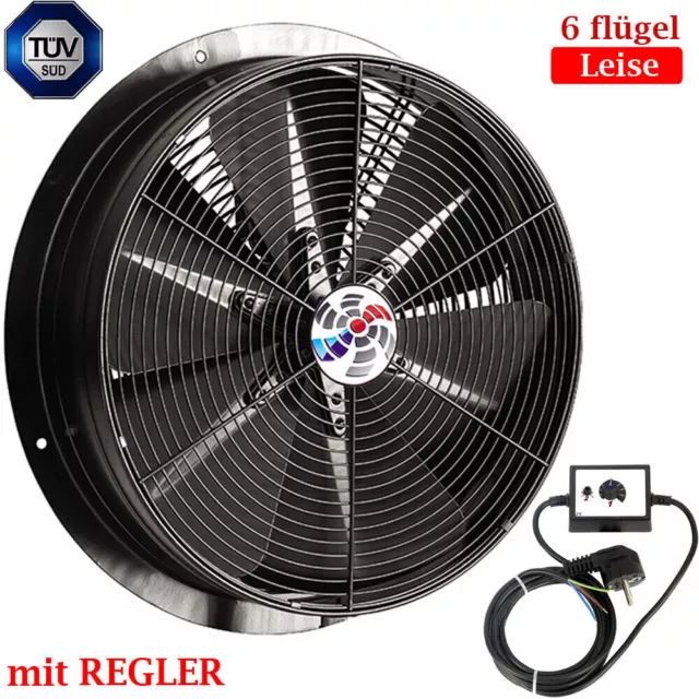 Turbo Power 230V 6495 m3/h Axialventilator 500mm Axiallüfter Geblase + REGLER