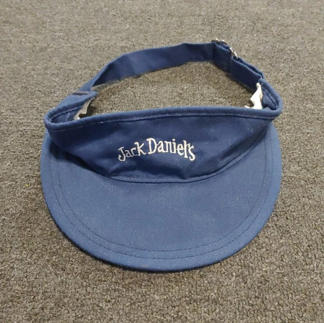 Vintage New Era Hat Dupont Visor Pro Model USA Sun Visor Blue w/ Green Brim Bill