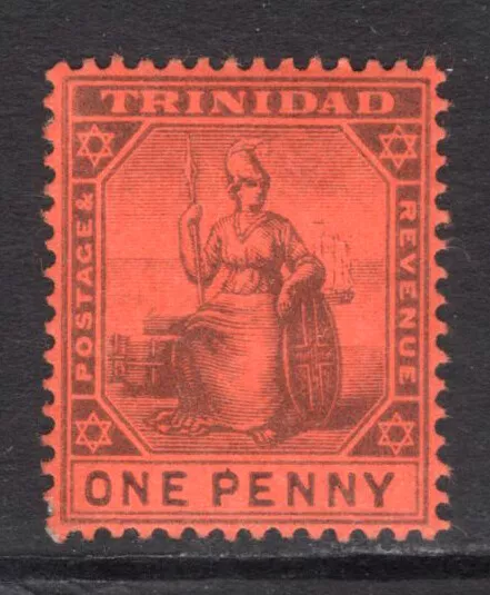 M22006 Trinidad & Tobago-Trinidad 1904 SG134 - 1d black/red.