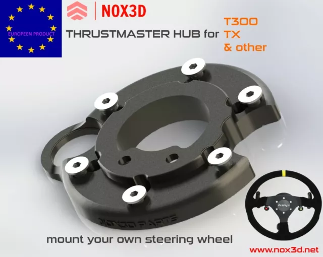 T300rs STRONG Adapter Hub Thrustmaster  Tx drift racing F1 custom moyeux wheel