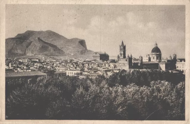 Cartolina Palermo - Panorama e Monte Pellegrino - FP VG 1942