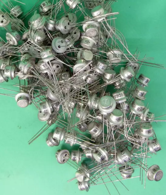 100pcs Germanium  Vintage transistor USSR P-N-P MP13B (МП13Б) HFE=20..60