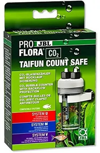 JBL Proflora CO2 Taifun Count Seguro - Contador de Burbujas Con Válvula