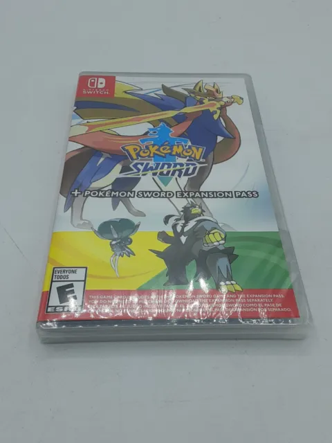 Pokemon Sword Version + Expansion Pass for Nintendo Switch NEW FACTORY SEALED