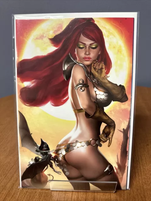 Red Sonja #12 Josh Burns Exclusive Coppertone Homage Virgin Variant