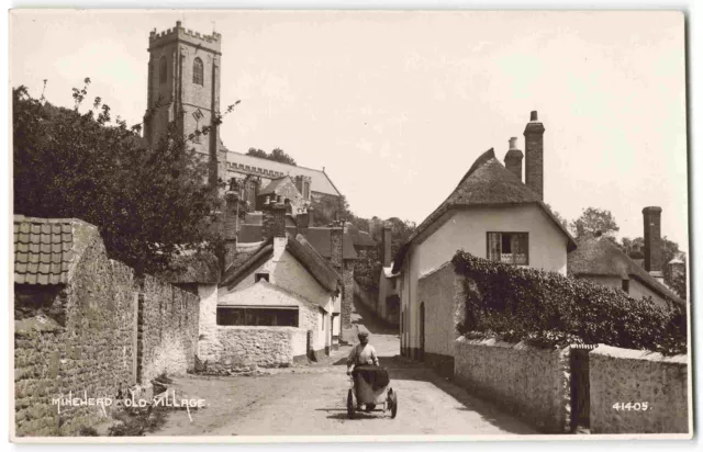 Minehead Old Village Somerset - C.1940 Photochrom Real Photo Postcard T09