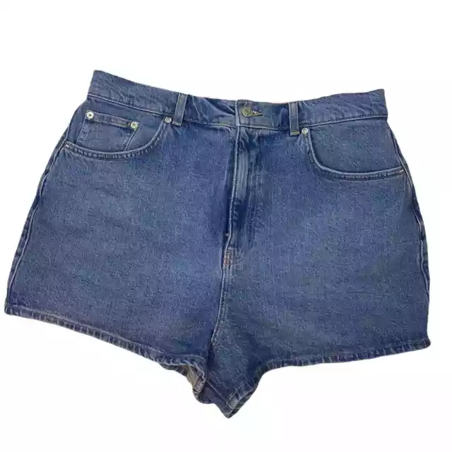 ASOS ultra high rise mom jean shorts size 12
