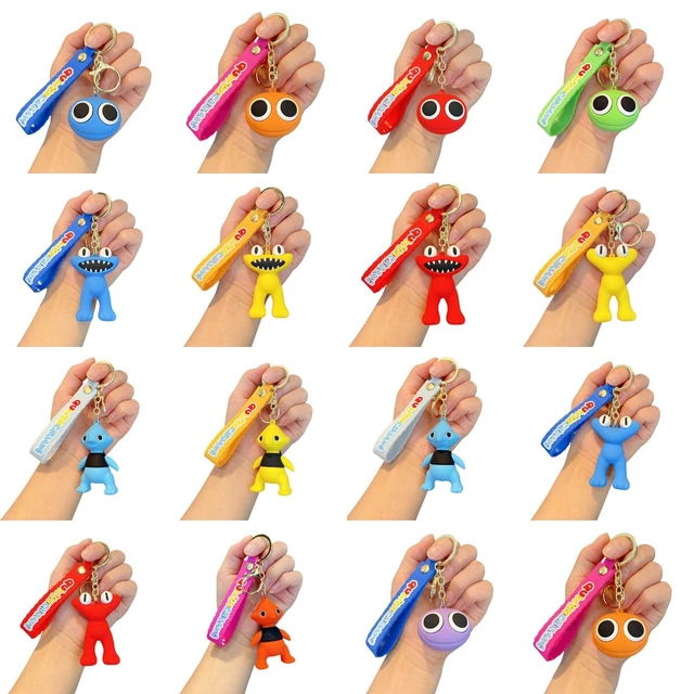 Rainbow Friends Capitolo 2 Ciondolo Ciano Portachiavi Giocattolo Modellino Bambino Regalo Divertente
