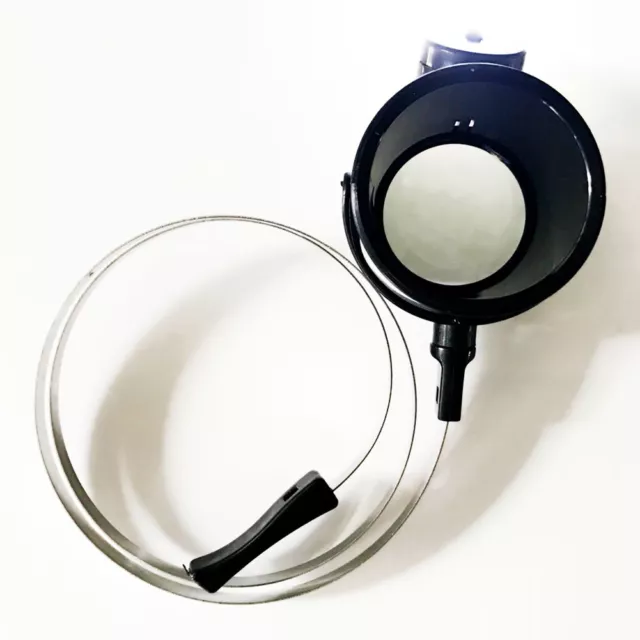 Clock Head Band HandsEye Loupe LED Lighted Battery Powered Magnifier.