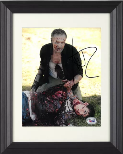 Michael Rooker signed The Walking Dead Zombie Merle Dixon 8x10 Photo Framed